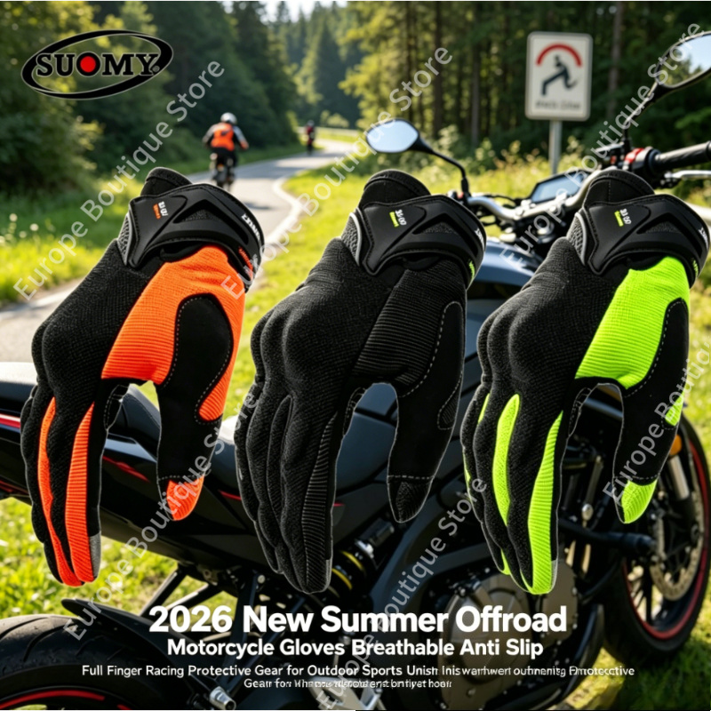 Motorcycle Gear For Summer - 2026 NEW Summer Offroad Motorcycle Gloves