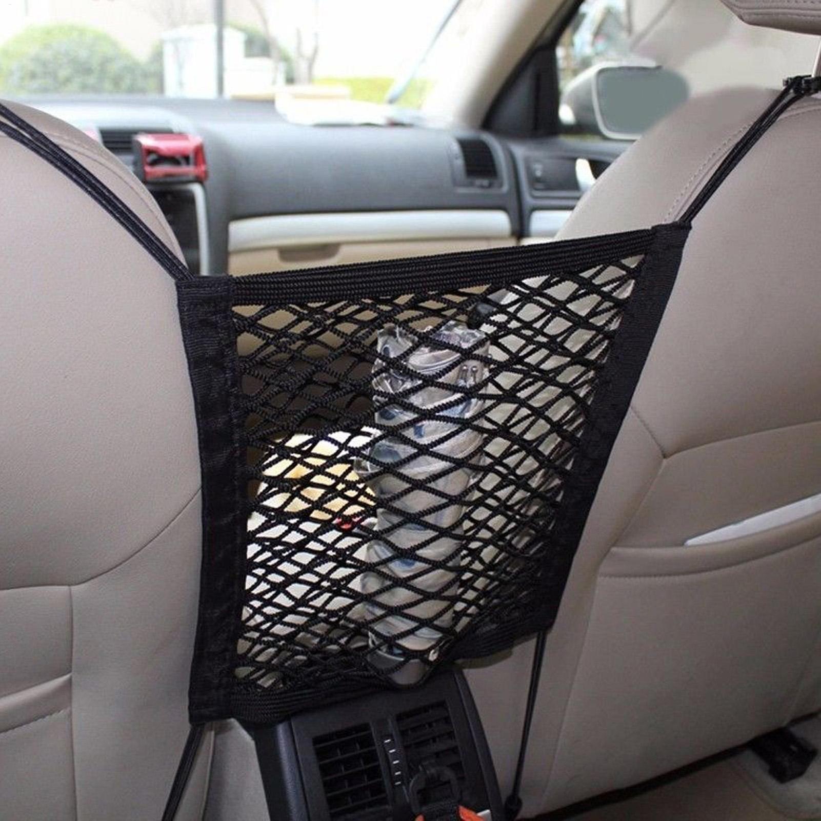 Motorcycle Gear Wall Mount - Motorcycle Cargo Storage Net with 4