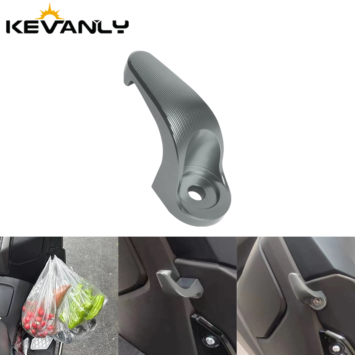 Motorcycle Gear Wall Mount - Motorcycle Luggage Hook Bag Hanger Grip