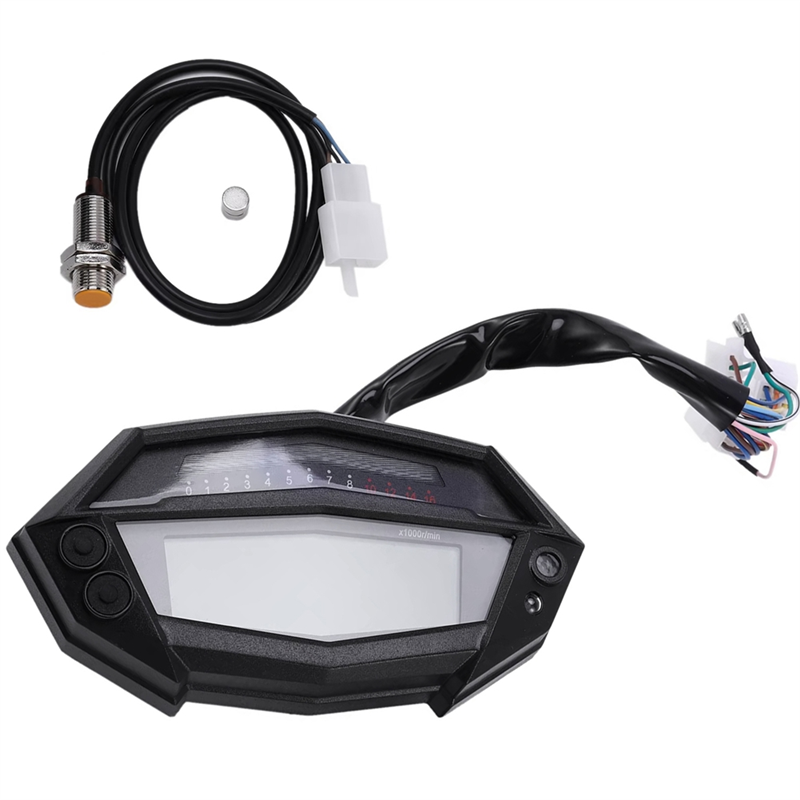 Motorcycle Gear Icon - A03Z-Motorcycle Gauge LCD Speedometer Adjustable Color