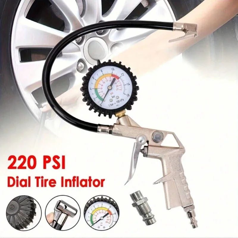 Tyre Pressure Gauge - Car tire pressure gun pressure gauge