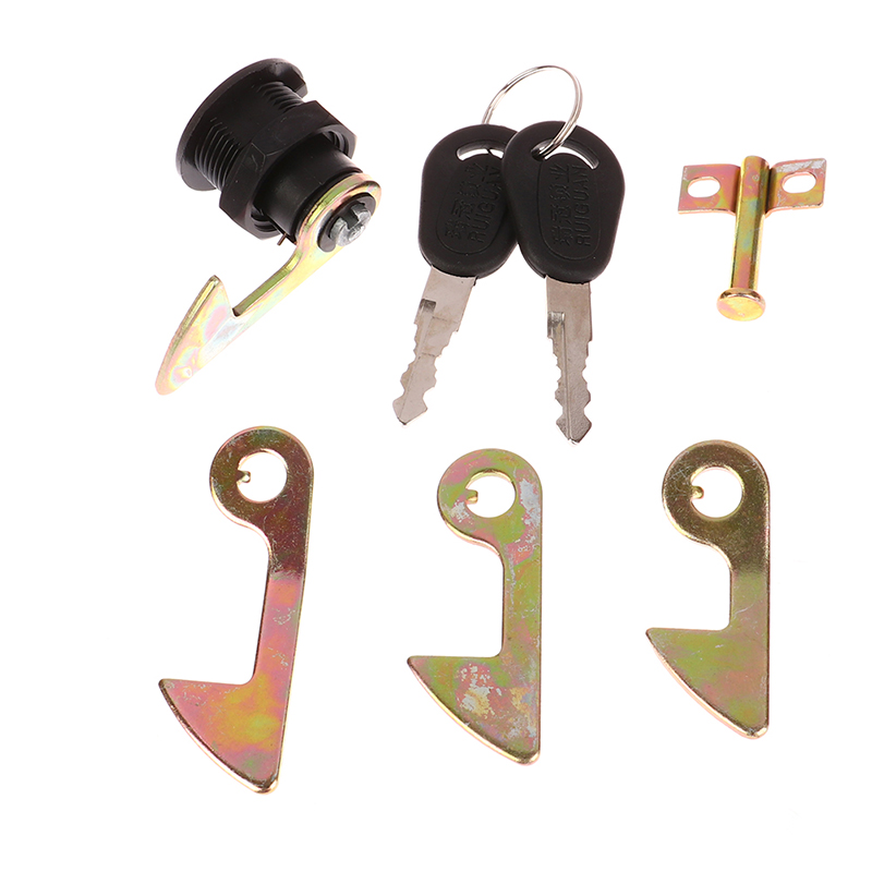 New！1Set (1 Lock+2 Keys+4 Meta - Motorcycle Gear Wall Mount 评论和价格