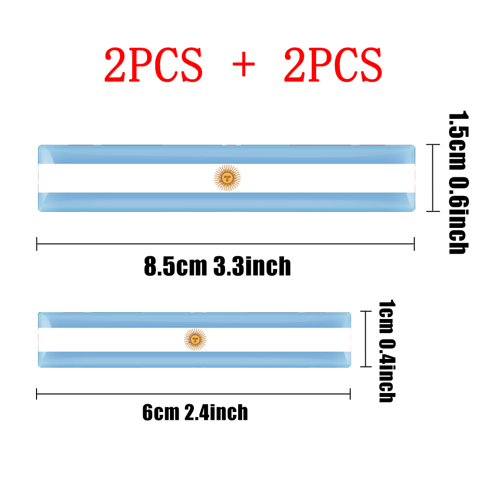 4pcs 3D Epoxy Flag Badge Auto  - Motorcycle Gear Outlet 评论和价格