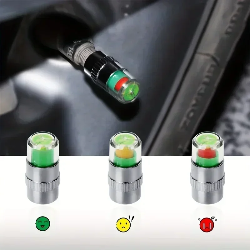 4pcs Car Tire Pressure Monitor - Tyre Pressure Gauge 评论和价格