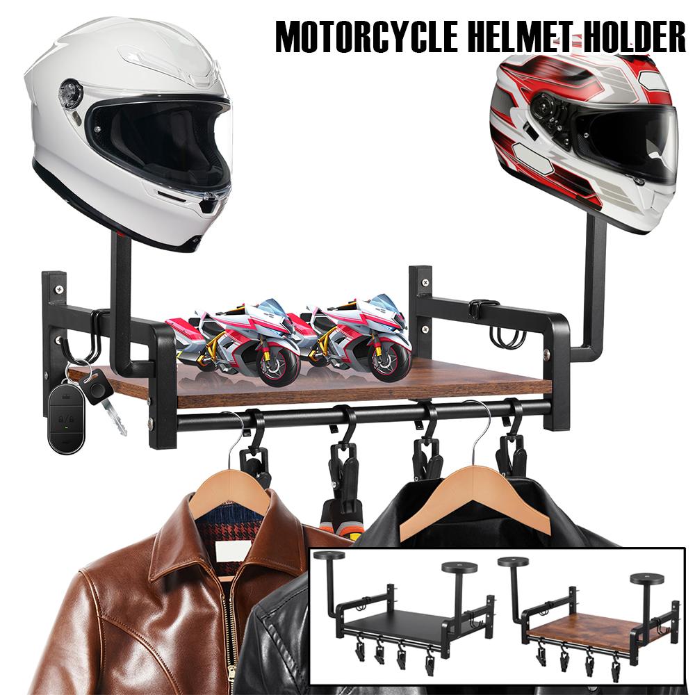 Helmet Holder Wooden Wall Moun - Motorcycle Gear Wall Mount 评论和价格
