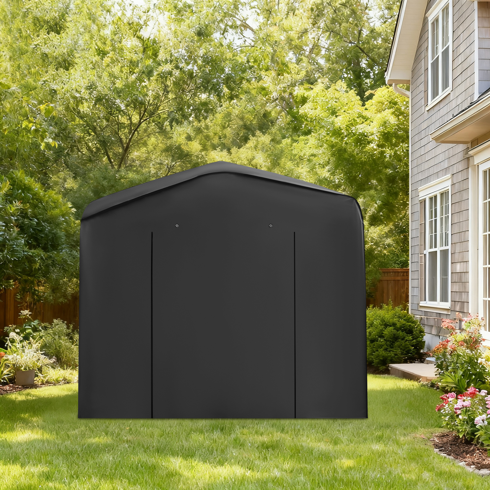 Black Motorcycle Outdoor Stora - Motorcycle Gear Garage Storage 评论和价格