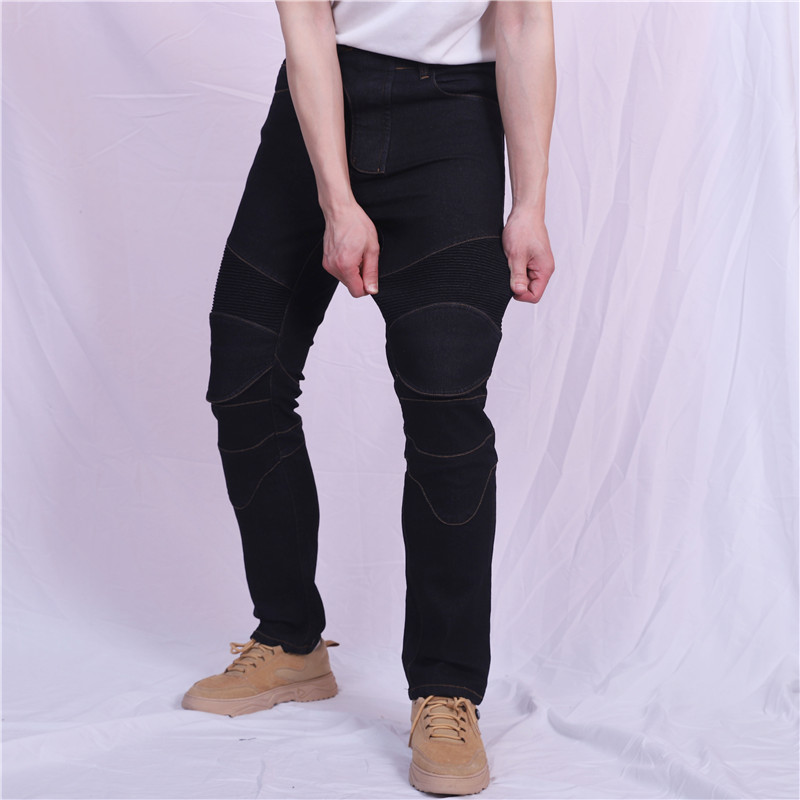 Men Jeans Embroidery Motorcycl - Motorcycle Gear Testing 评论和价格