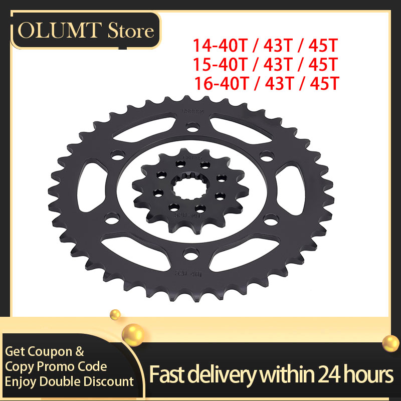 520 Chain 14T 15T 16T 43T 45T  - Motorcycle Gear Usa 评论和价格