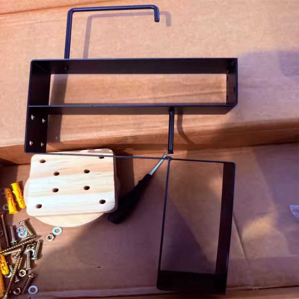 Wood Motorcycle Helmet Holder  - Motorcycle Gear Wall Mount 评论和价格