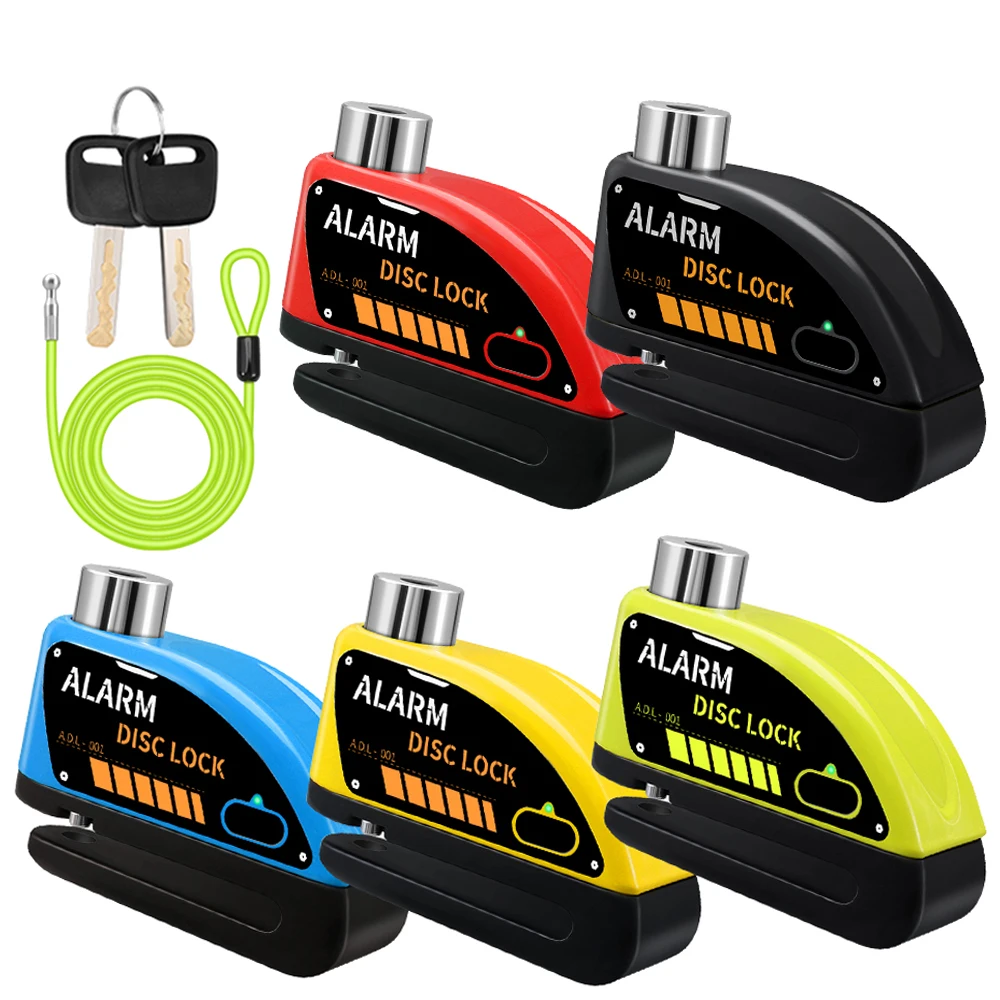 New Bike Motorcycle Alarm Disc - Disc Lock Brake 评论和价格