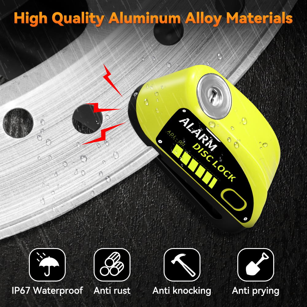New Bike Motorcycle Alarm Disc - Disc Lock Brake 评论和价格