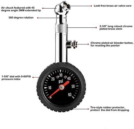 CZC AUTO Heavy Duty Tire Press - Tyre Pressure Gauge 评论和价格