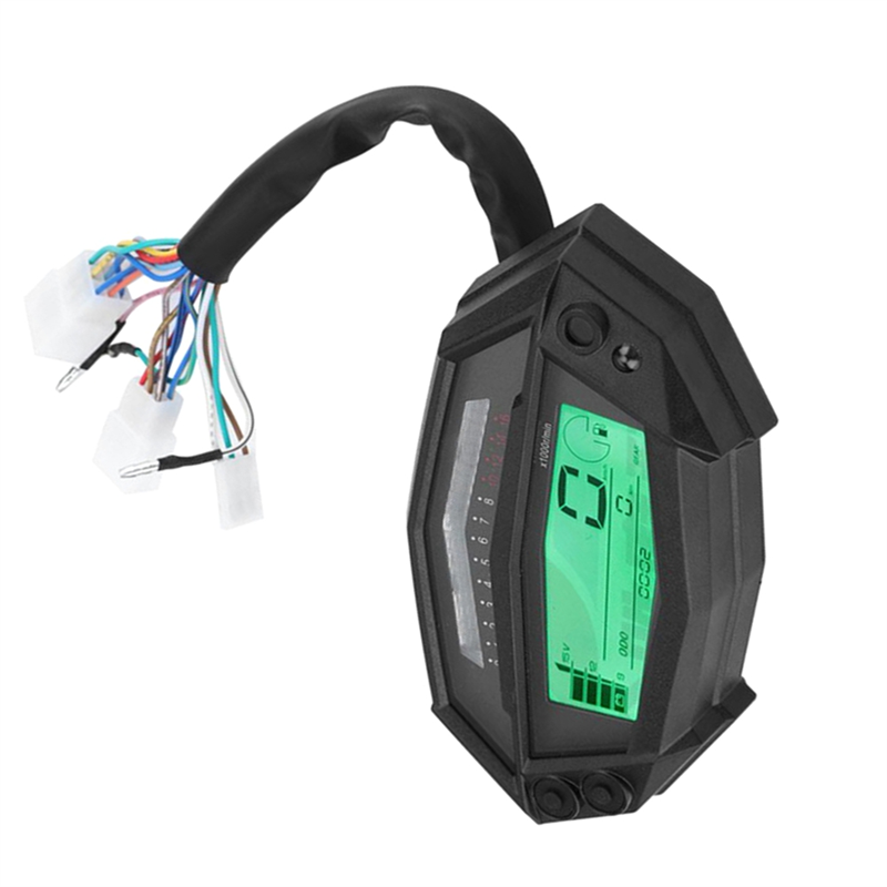Motorcycle Gauge LCD Speedomet - Motorcycle Gear Icon 评论和价格