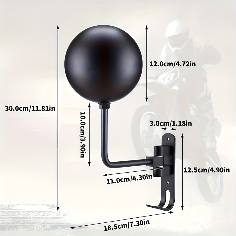 Motorcycle Helmet Holder Swive - Motorcycle Gear Wall Mount 评论和价格