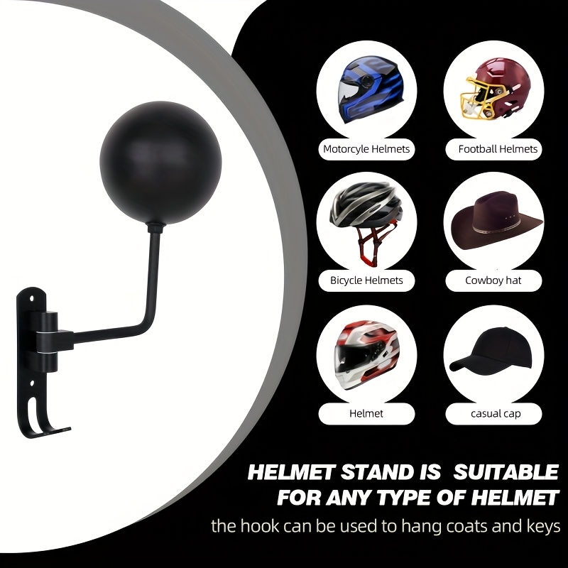 Motorcycle Helmet Holder Swive - Motorcycle Gear Wall Mount 评论和价格