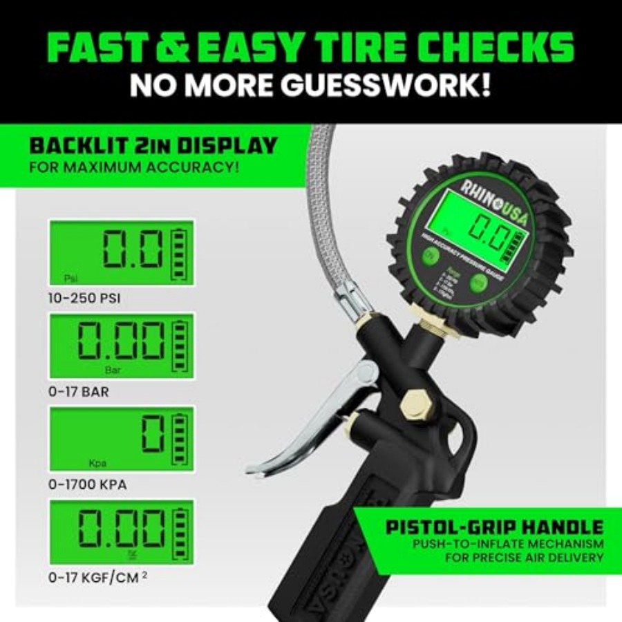 Digital Tire Pressure Gauge wi - Tyre Pressure Gauge 评论和价格