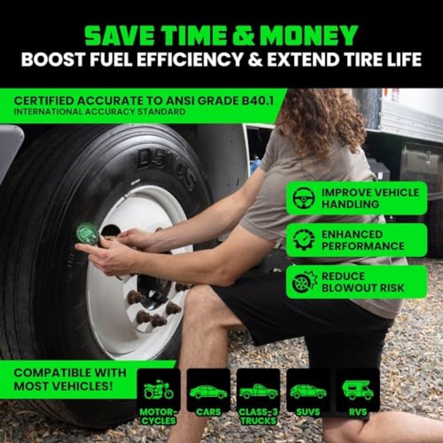 Digital Tire Pressure Gauge wi - Tyre Pressure Gauge 评论和价格