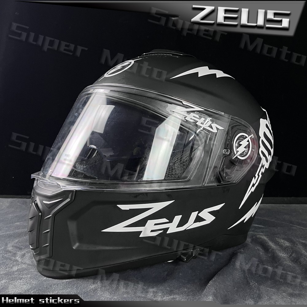 Motorcycle Helmet Sticker ZEUS - Zeus Motorcycle Gear 评论和价格