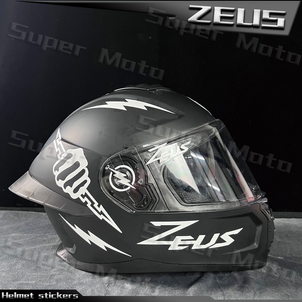 Motorcycle Helmet Sticker ZEUS - Zeus Motorcycle Gear 评论和价格