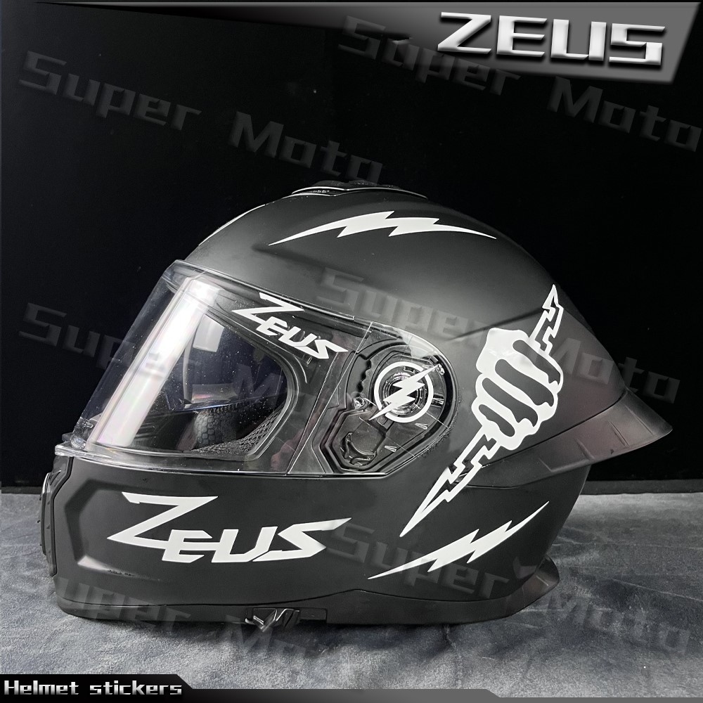 Motorcycle Helmet Sticker ZEUS - Zeus Motorcycle Gear 评论和价格