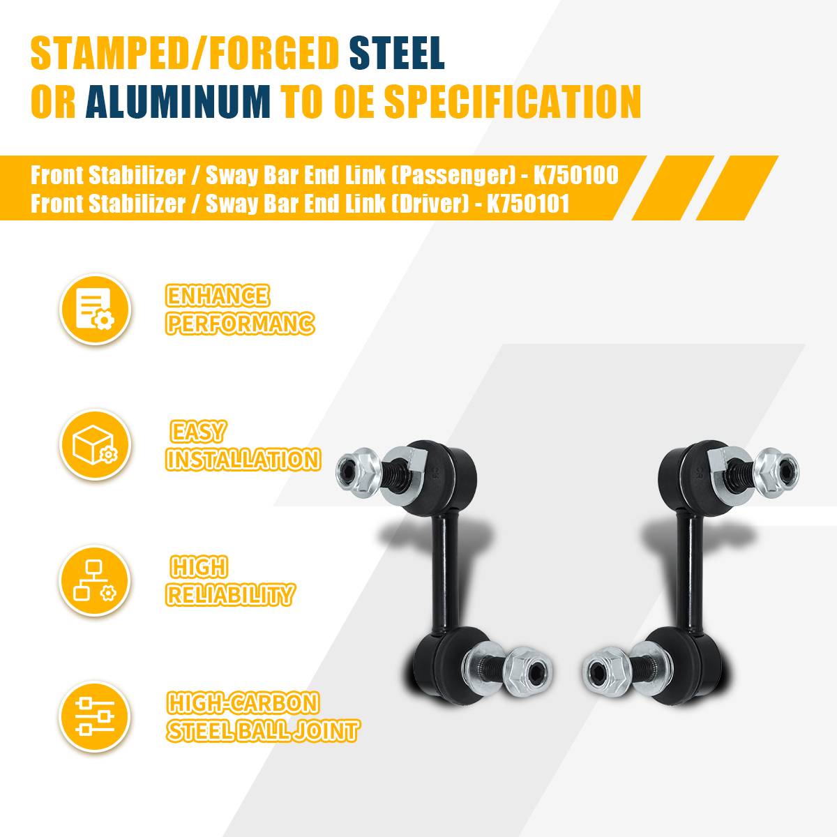 Svenubee 2pcs Front Stabilizer - Motorcycle Gear Near Me 评论和价格