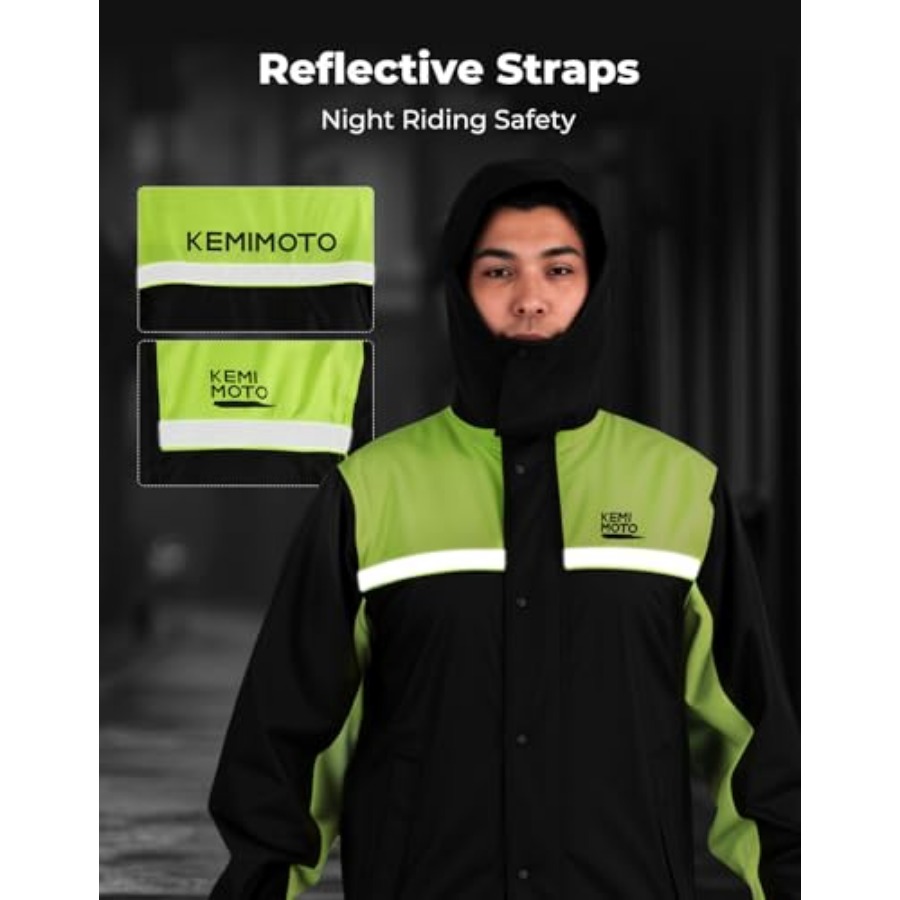 Rain Suit for Men, Motorcycle  - Motorcycle Gear Mens 评论和价格