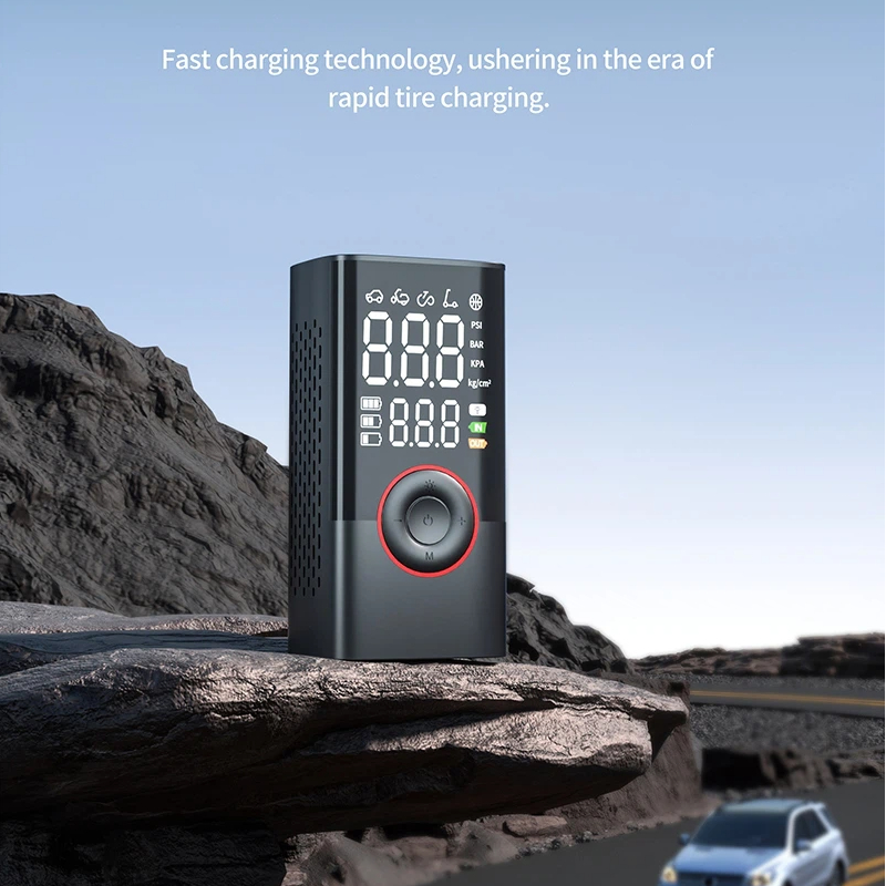 Rechargeable Air Pump Tire Inf - Tyre Pressure Gauge 评论和价格