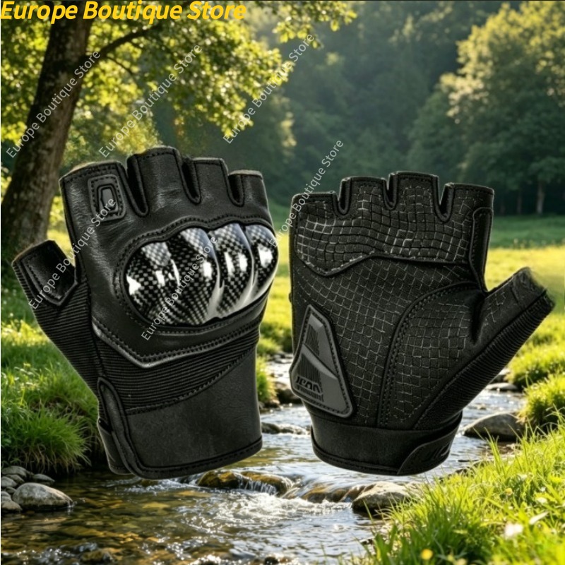 Half Finger Motorcycle Gloves  - Motorcycle Gear For Summer 评论和价格