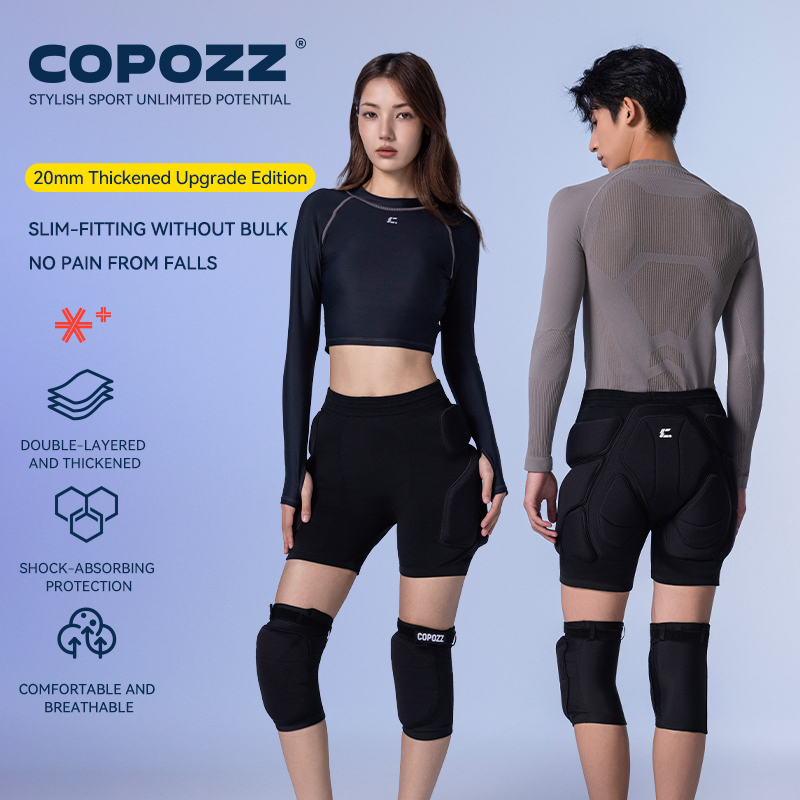 COPOZZ Upgraded Ski Knee Pads  - Motorcycle Gear 评论和价格