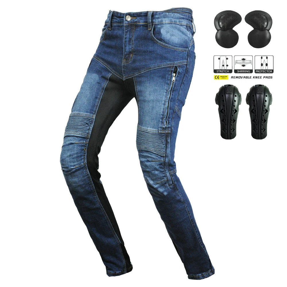 Motorcycle Jeans Breathable Hi - Motorcycle Gear For Summer 评论和价格
