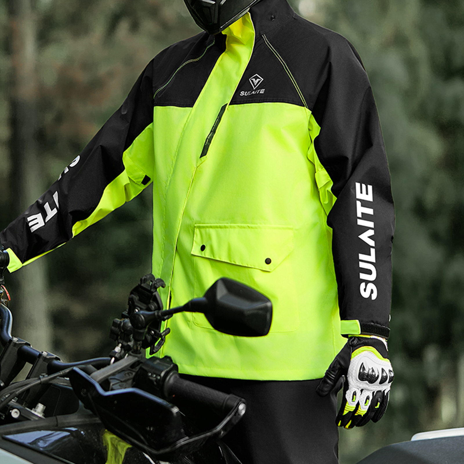 Motorcycle Rain Suit for Men & - Motorcycle Gear Mens 评论和价格