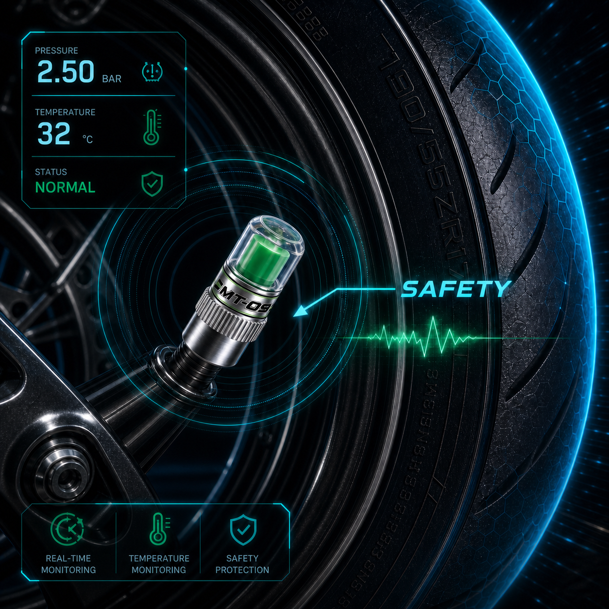 Motorcycle Tire Air Pressure M - Tyre Pressure Gauge 评论和价格