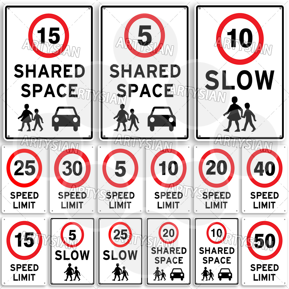 Speed Limit Metal Sign Traffic - Motorcycle Gear Near Me 评论和价格