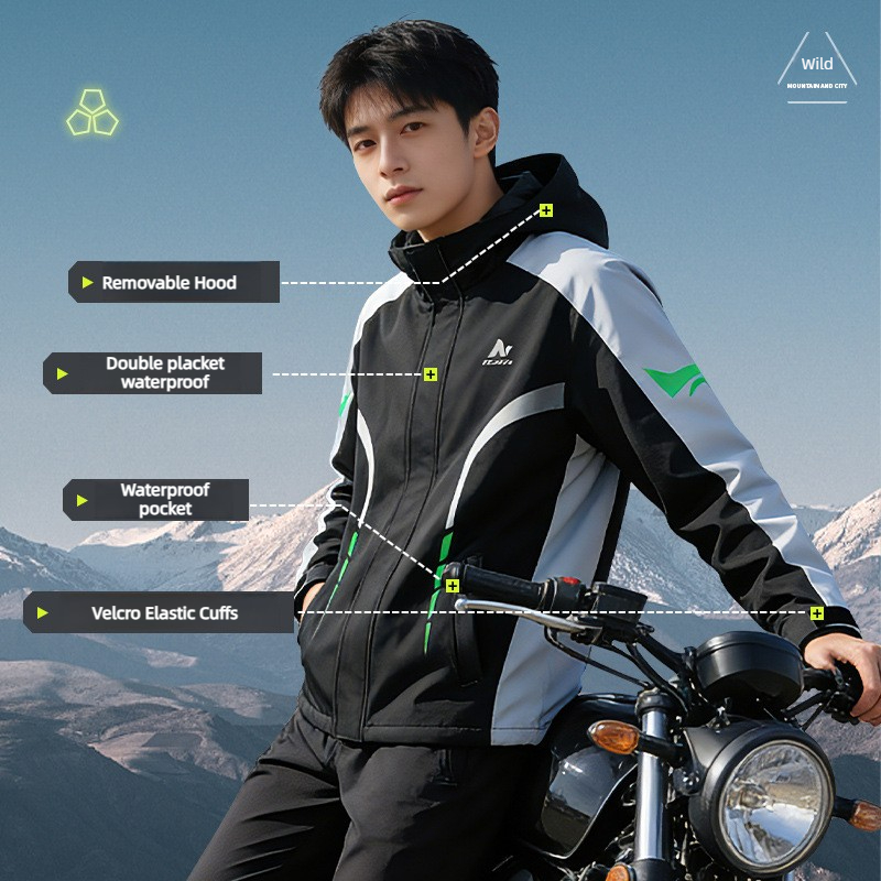 Motorcycle Rain Suit Men Water - Motorcycle Gear Mens 评论和价格