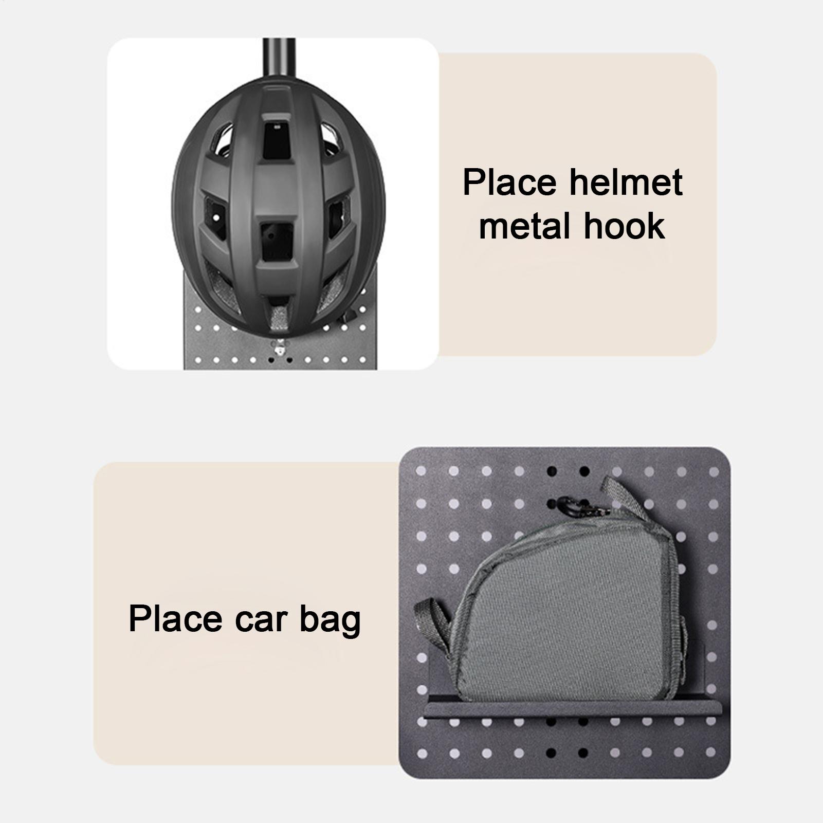 Pegboard Display Stand Bike Ge - Motorcycle Gear Garage Storage 评论和价格