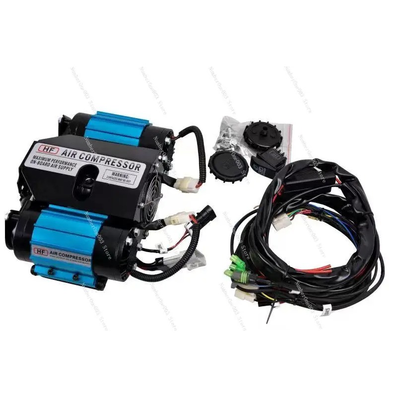 Double Cylinder Air Pump HF Pu - Tyre Pressure Gauge 评论和价格